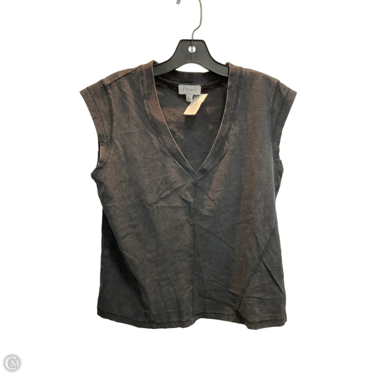 Top Sleeveless Basic By Evereve In Grey, Size: S