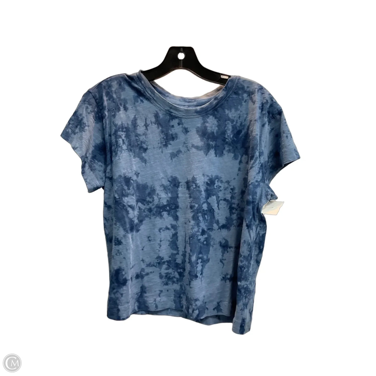 Top Short Sleeve Basic By Pilcro In Blue, Size: M