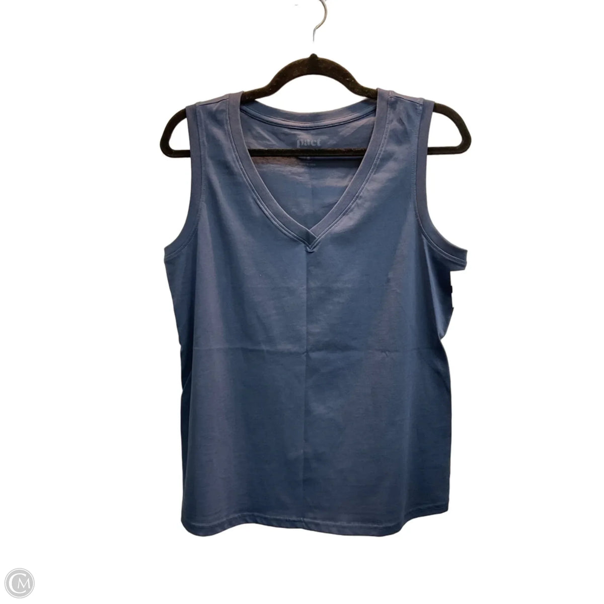 Top Sleeveless By Pact In Blue, Size: M