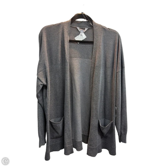 Cardigan By Time And Tru In Grey, Size: Xxl