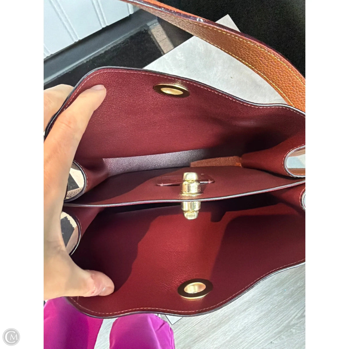 Handbag Designer By Coach, Size: Medium