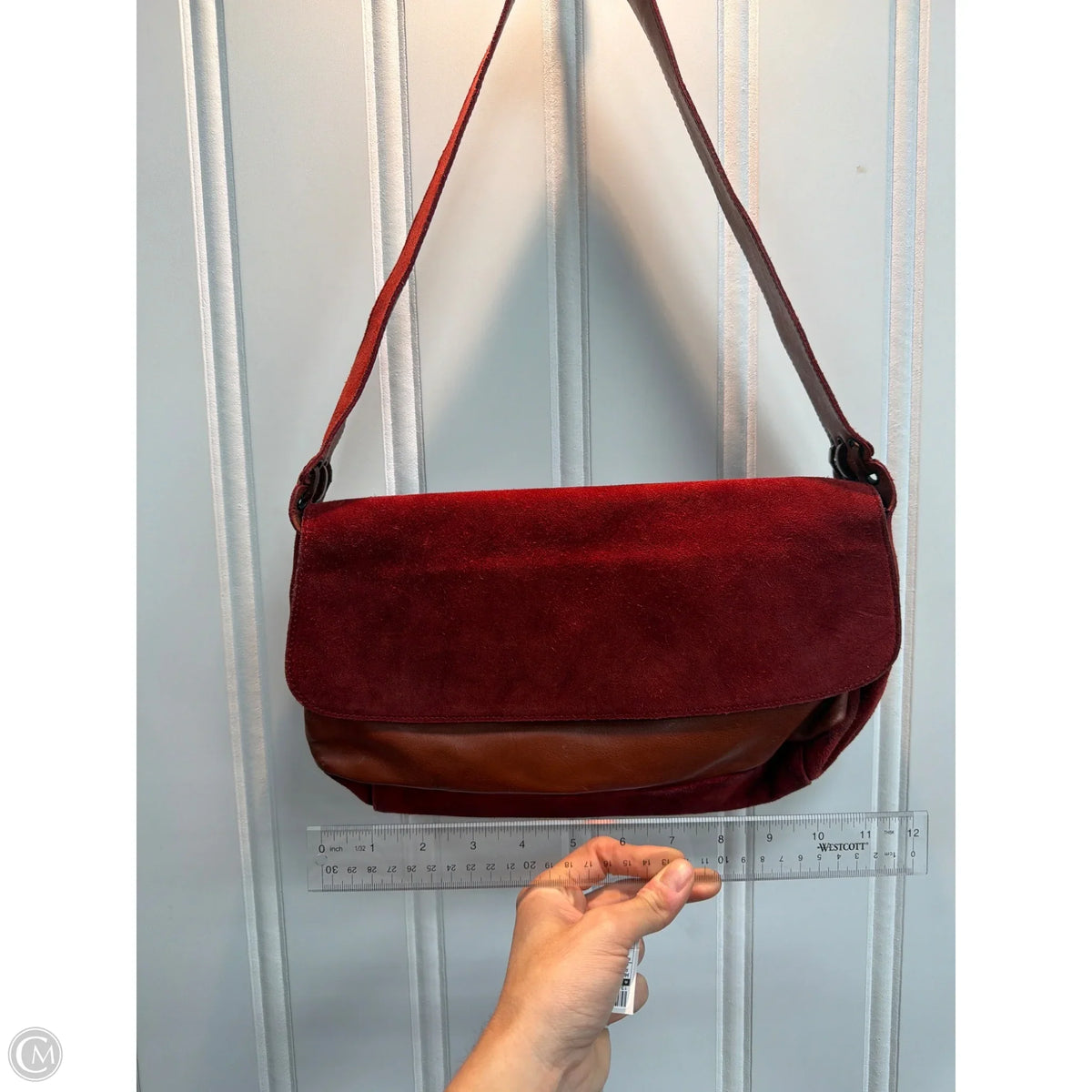 Handbag Leather By Cma, Size: Small