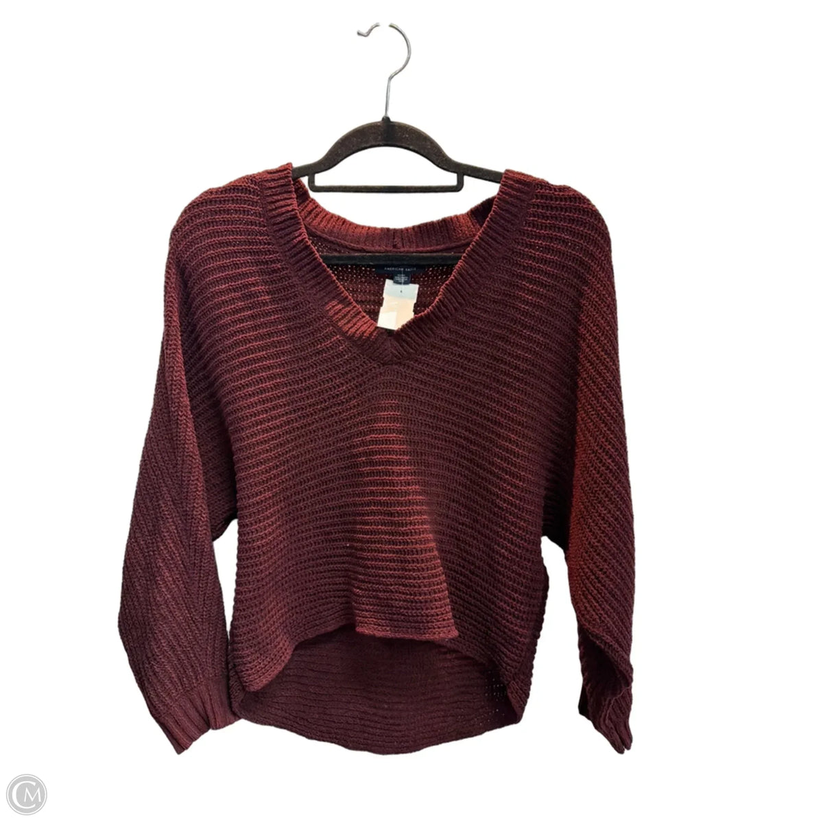 Sweater By American Eagle In Maroon, Size: M