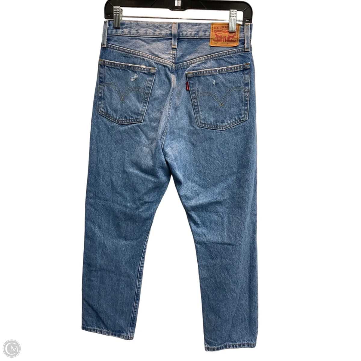 Jeans Straight By Levis In Blue, Size: 4