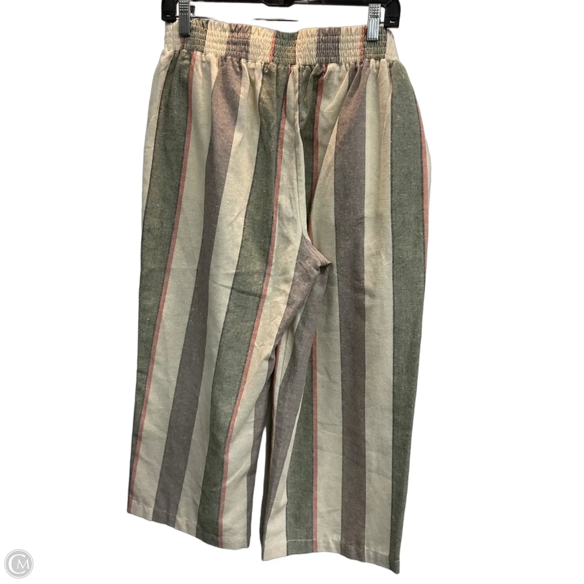 Pants Wide Leg By Ci Sono In Striped Pattern, Size: L