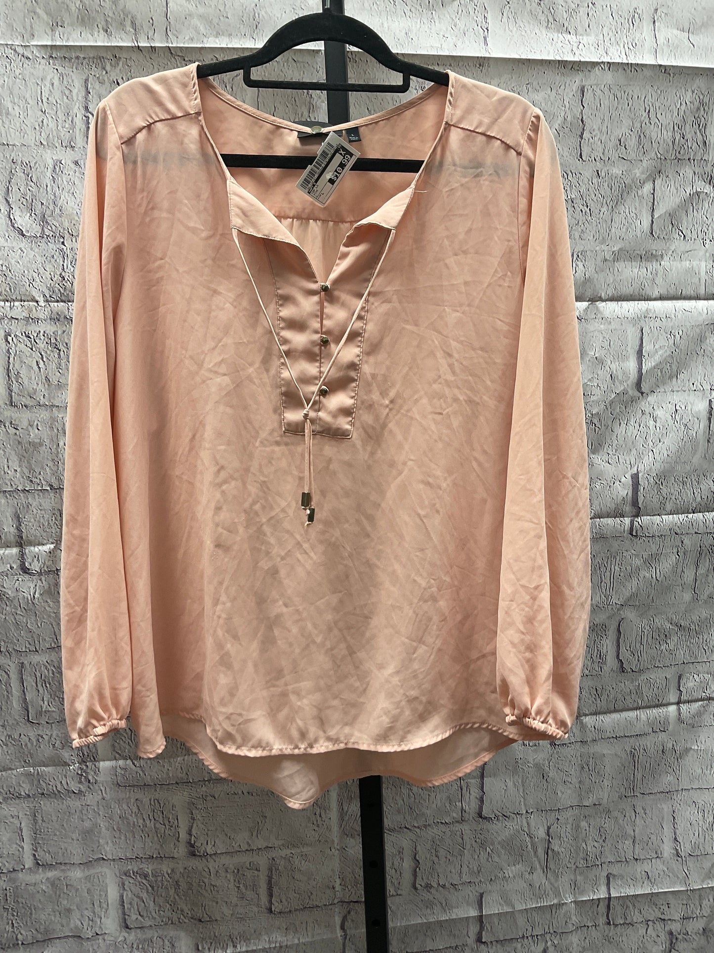 Top Long Sleeve By Apt 9  Size: L