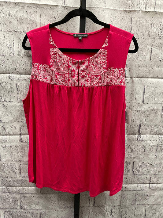 Top Sleeveless By Adrianna Papell  Size: Xl