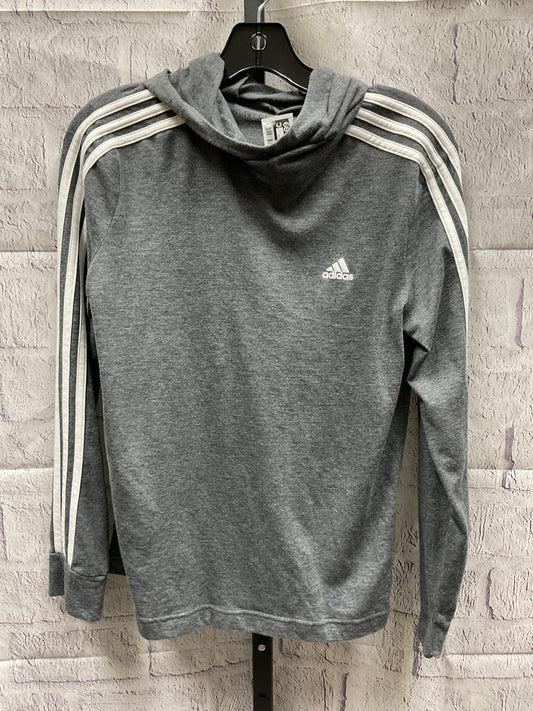 Athletic Top Long Sleeve Hoodie By Adidas  Size: S