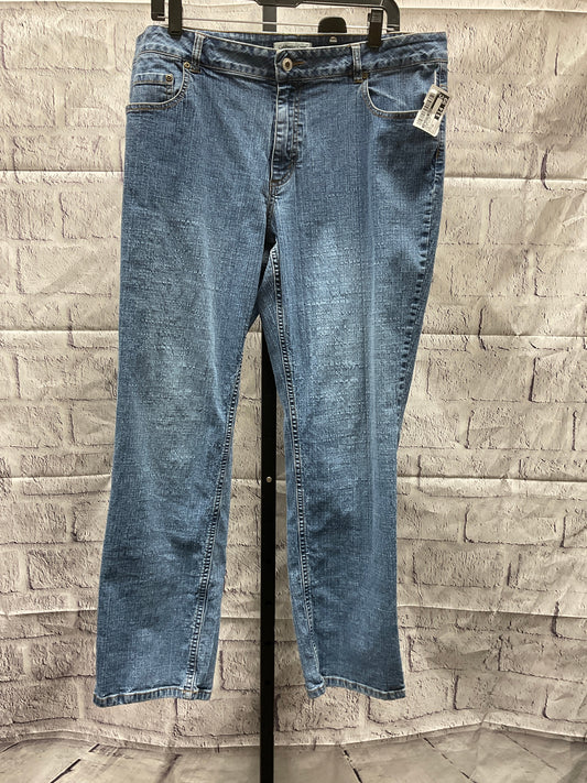 Jeans Straight By Coldwater Creek  Size: 18