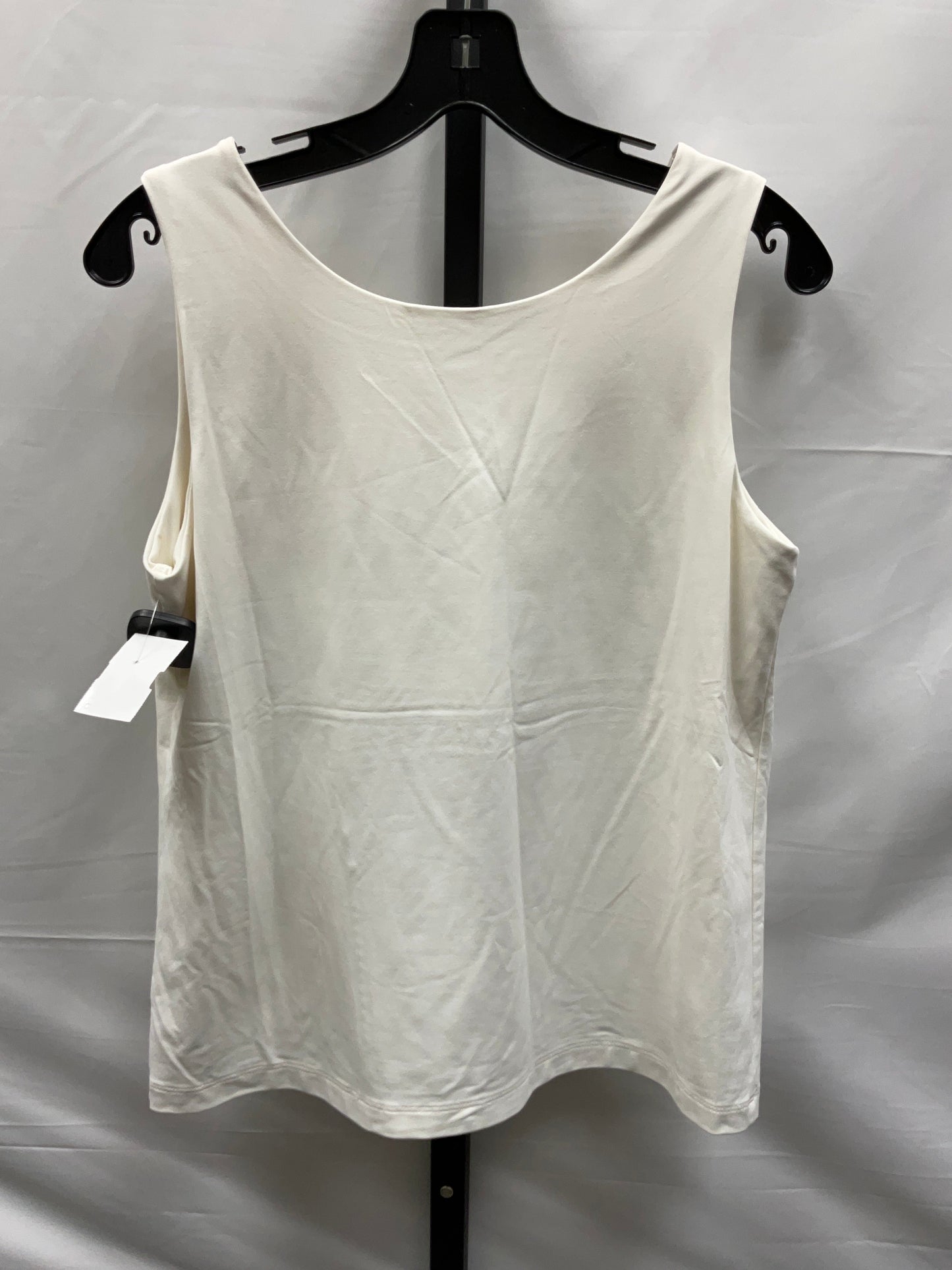 Cream Top Sleeveless Chicos, Size M