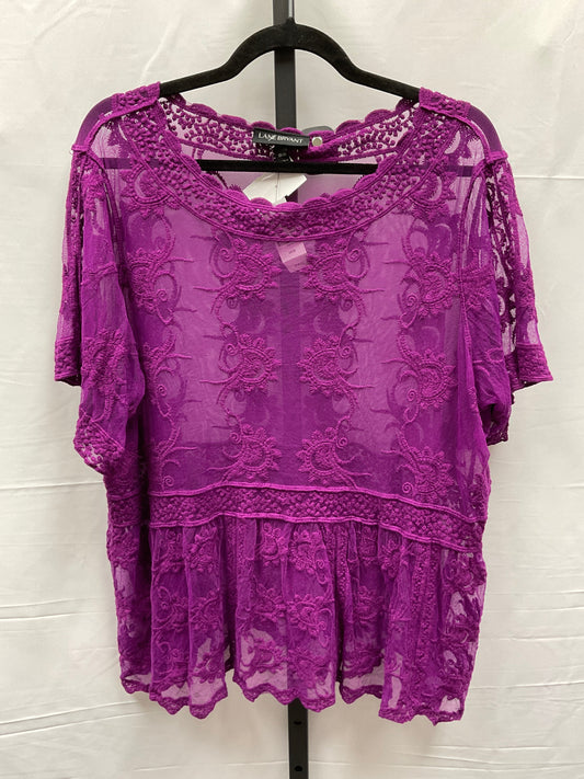 Top Short Sleeve By Lane Bryant  Size: 1x