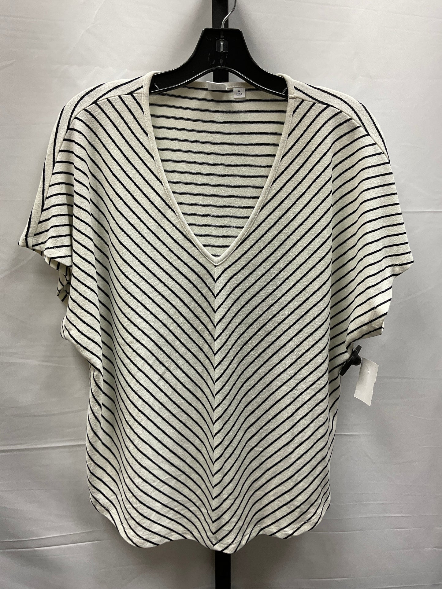 Striped Pattern Top Short Sleeve Gap, Size M