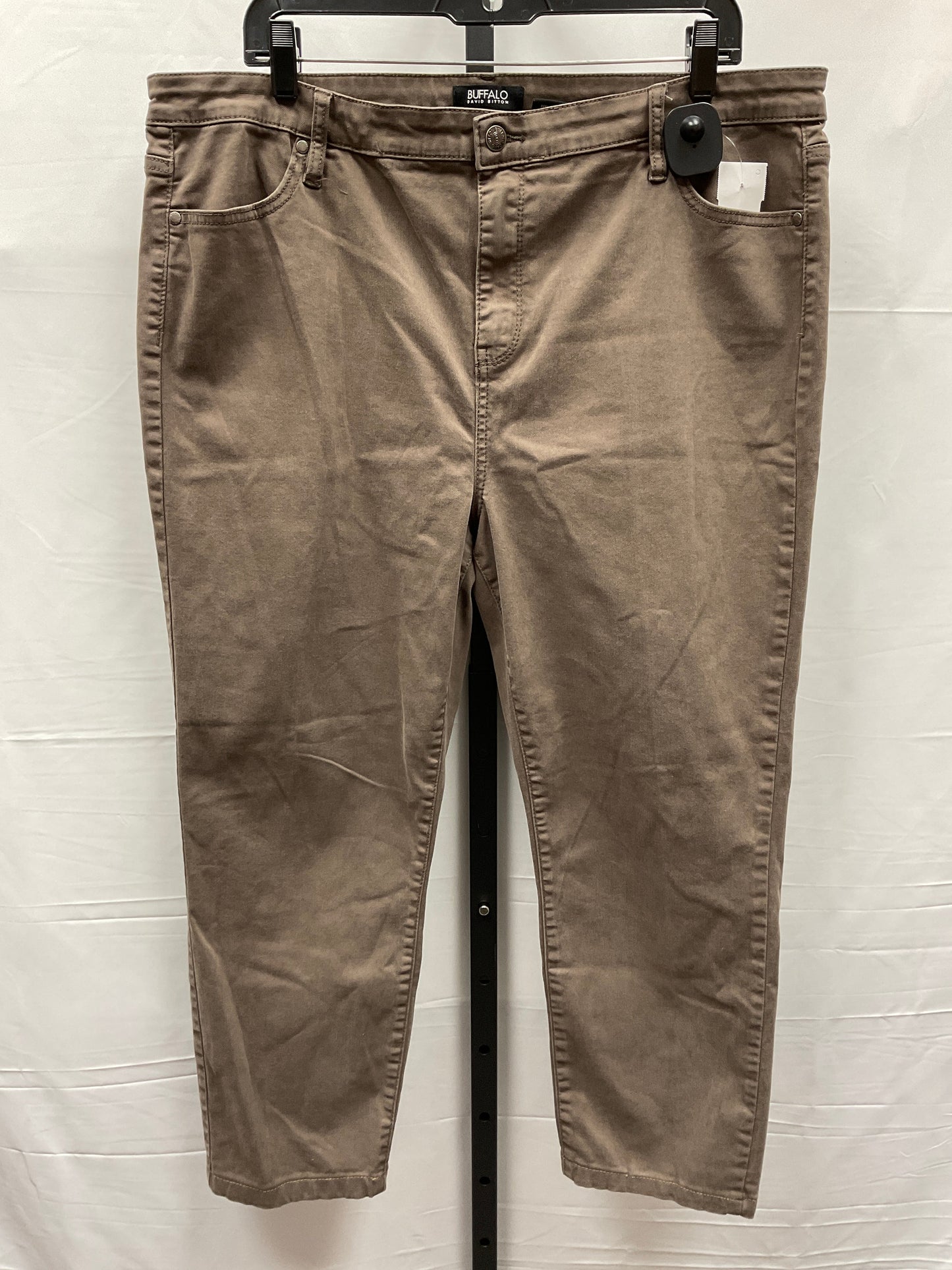 Brown Jeans Skinny Buffalo David Bitton, Size 18