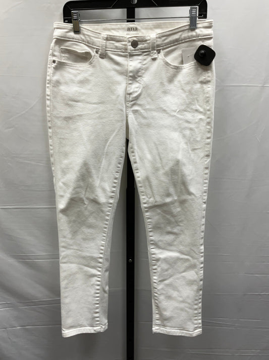 White Denim Jeans Skinny Ana, Size 6