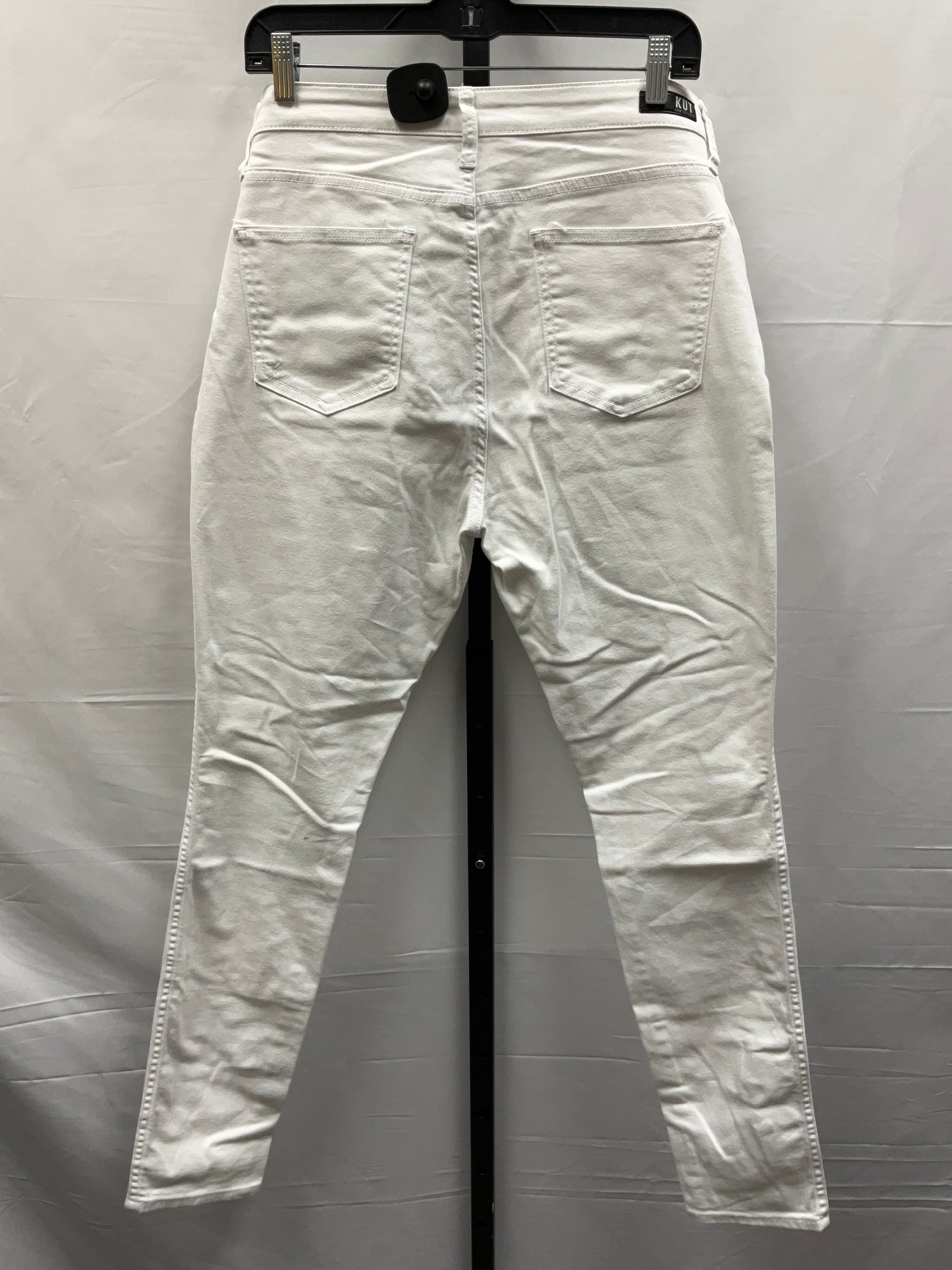 White Denim Jeans Skinny Kut, Size 14