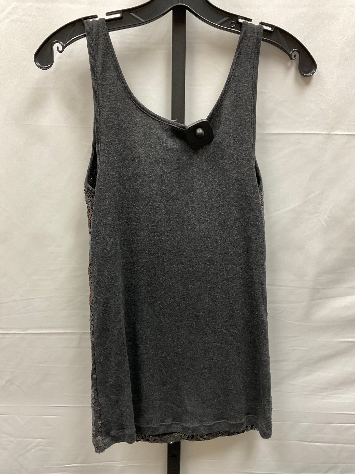 Black & Silver Top Sleeveless Old Navy, Size M