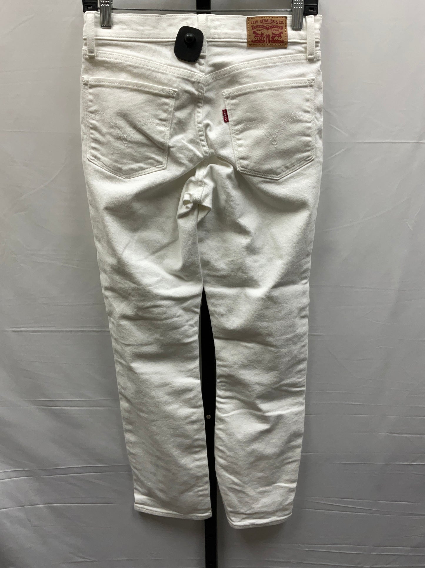 White Denim Jeans Skinny Levis, Size 4