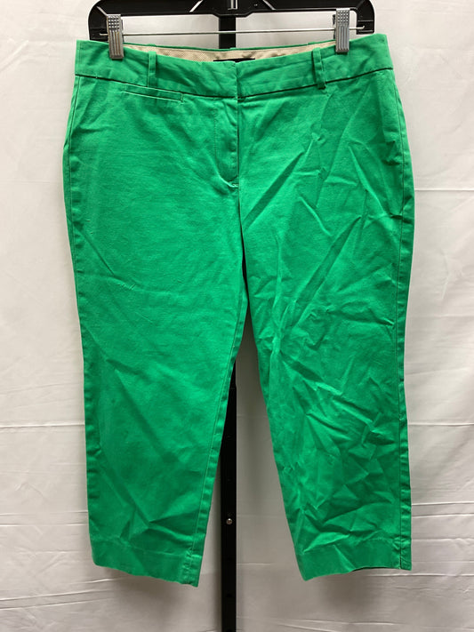 Green Capris Talbots, Size 8petite