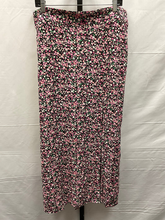 Floral Print Skirt Maxi No Boundaries, Size Xxl