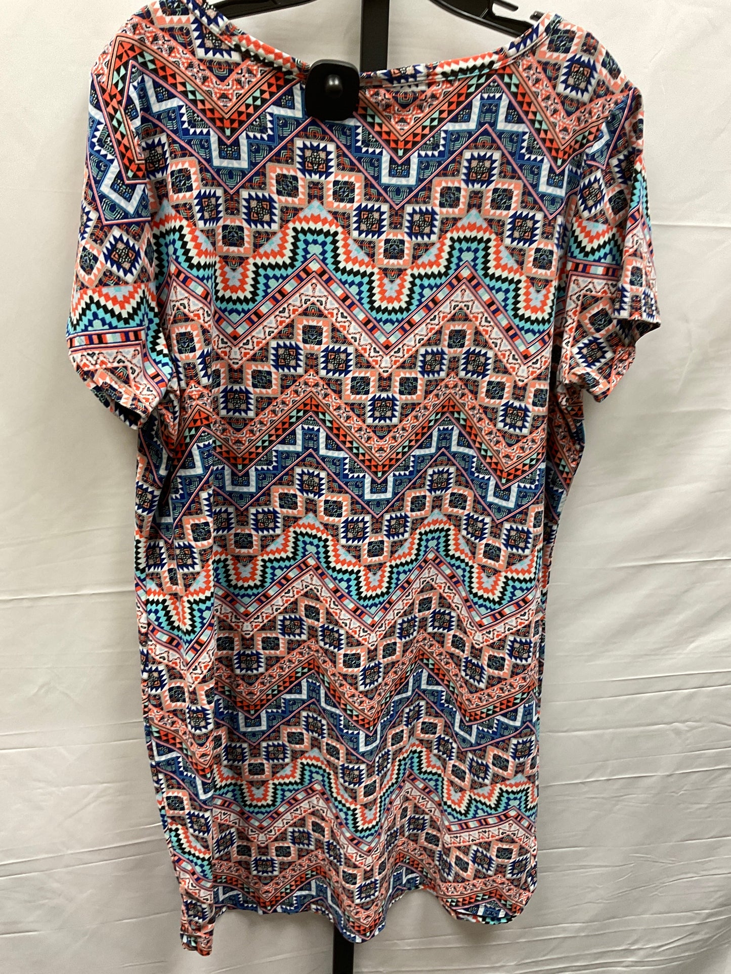 Multi-colored Dress Casual Midi Bobbie Brooks, Size 2x