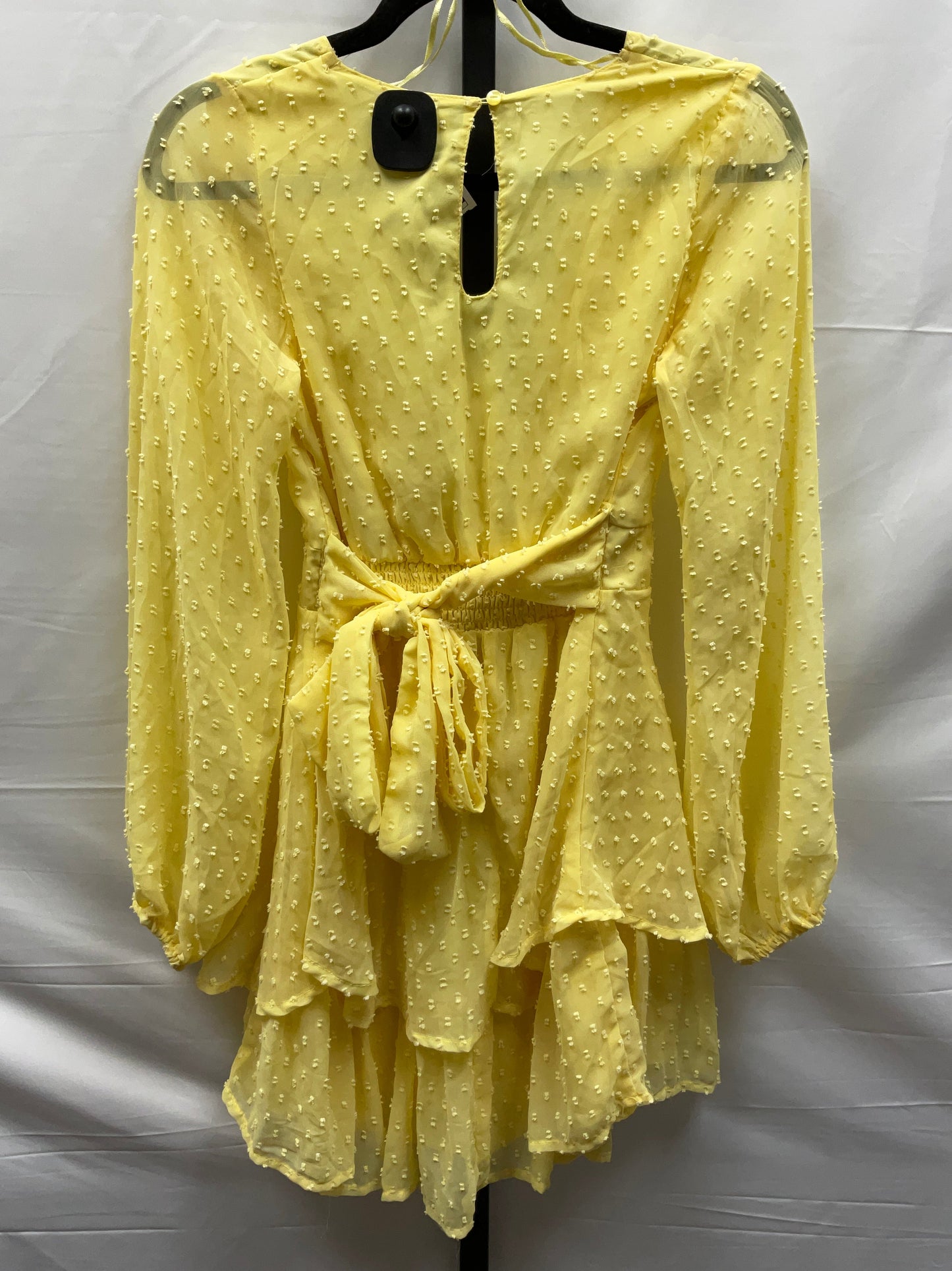 Yellow Dress Casual Short Japna, Size S