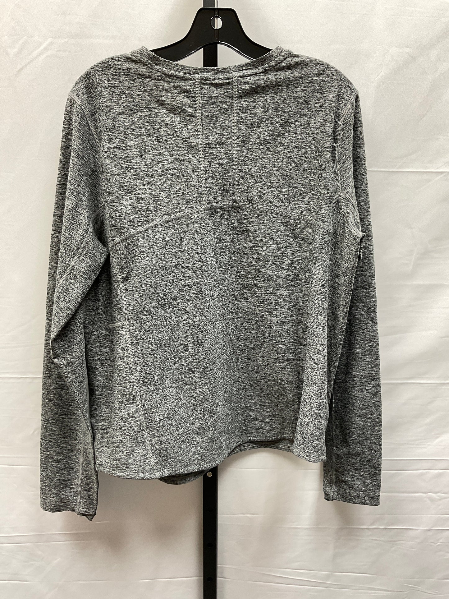 Grey Athletic Top Long Sleeve Crewneck Duluth Trading, Size Xl