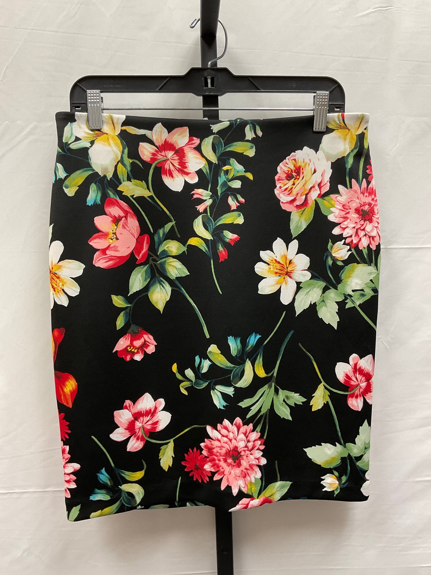 Floral Print Skirt Midi New York And Co, Size M