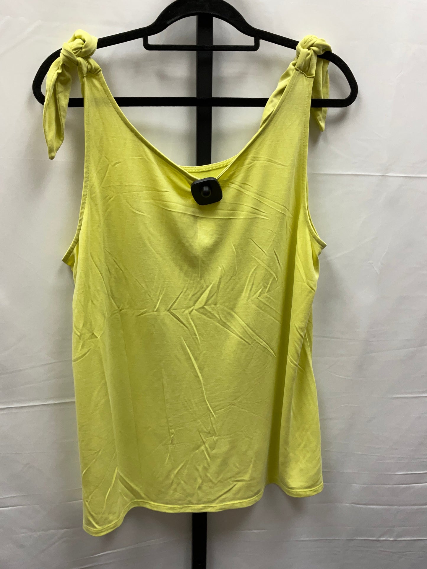 Yellow Top Sleeveless Time And Tru, Size Xl