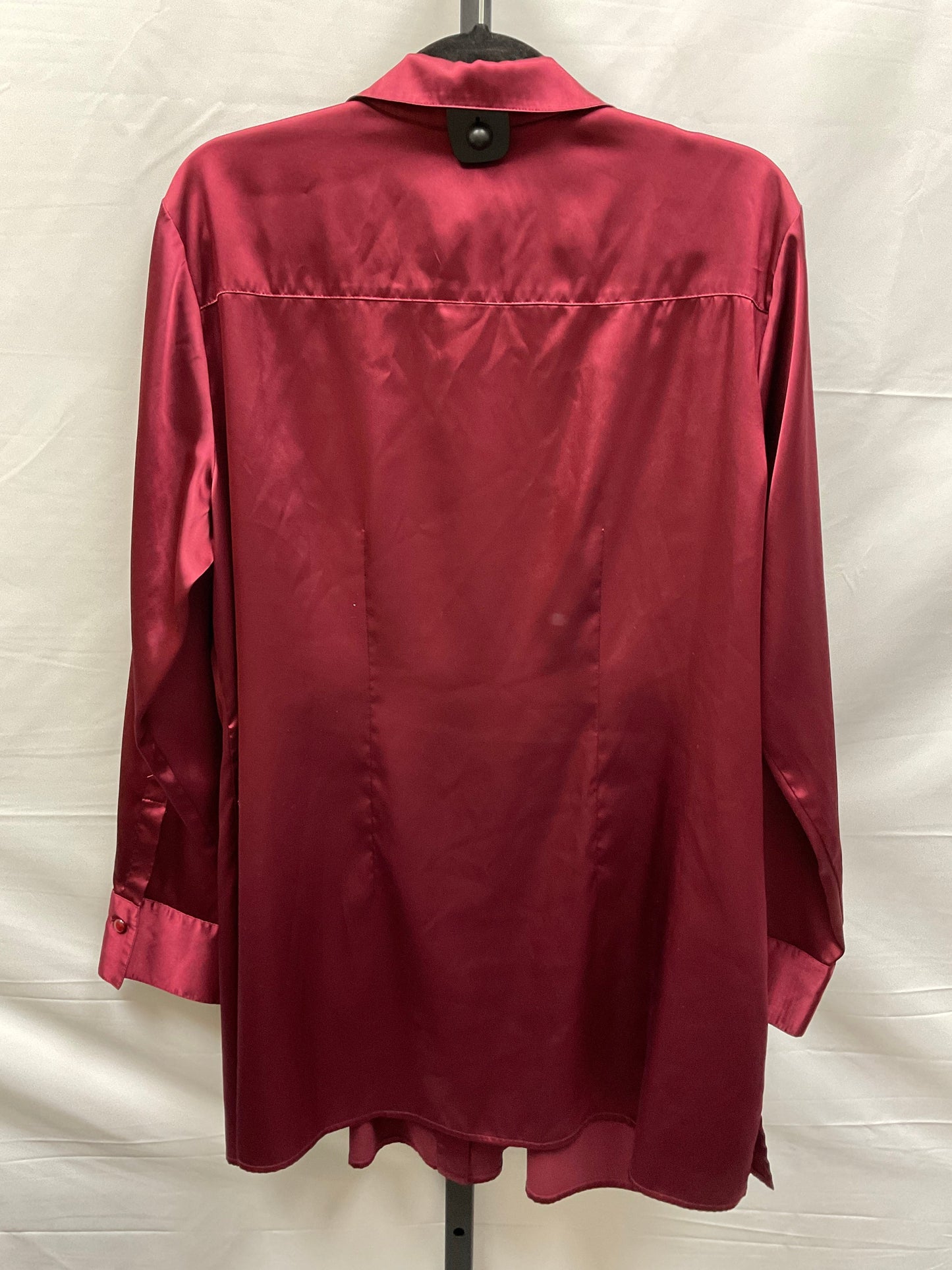 Red Top Long Sleeve Chicos, Size Xl