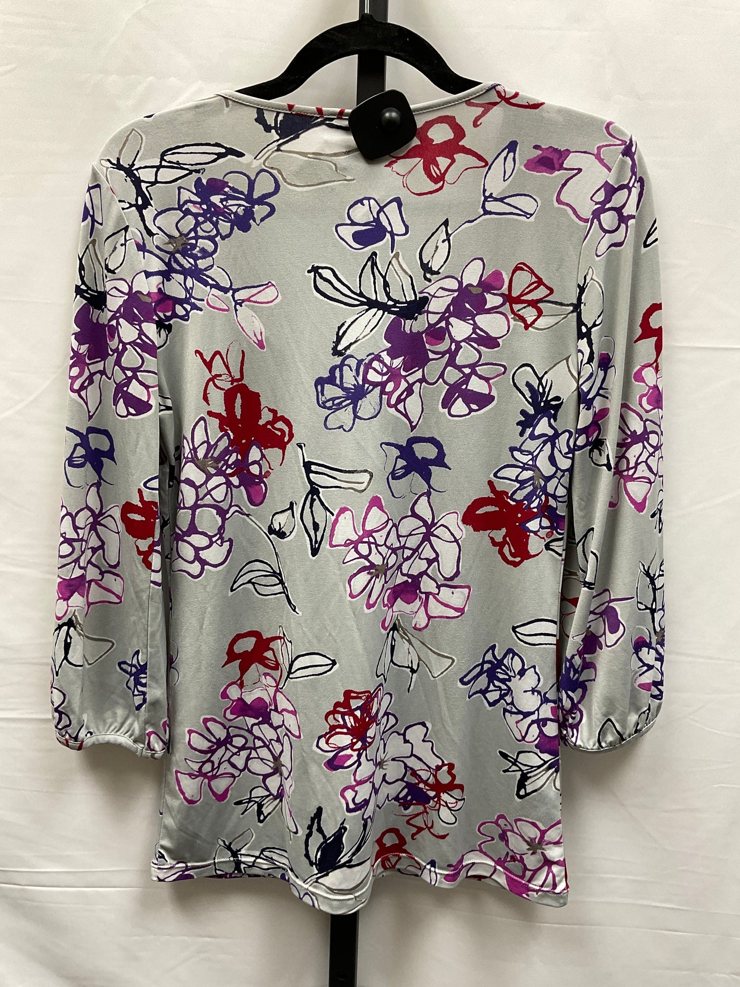 Multi-colored Top Long Sleeve Ann Taylor, Size S