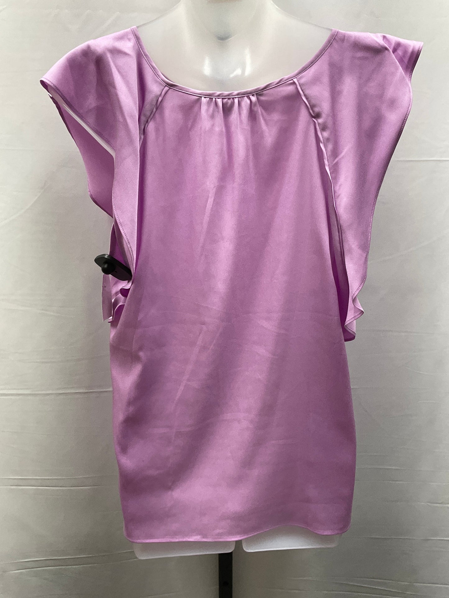 Top Short Sleeve By White House Black Market In Purple, Size: S