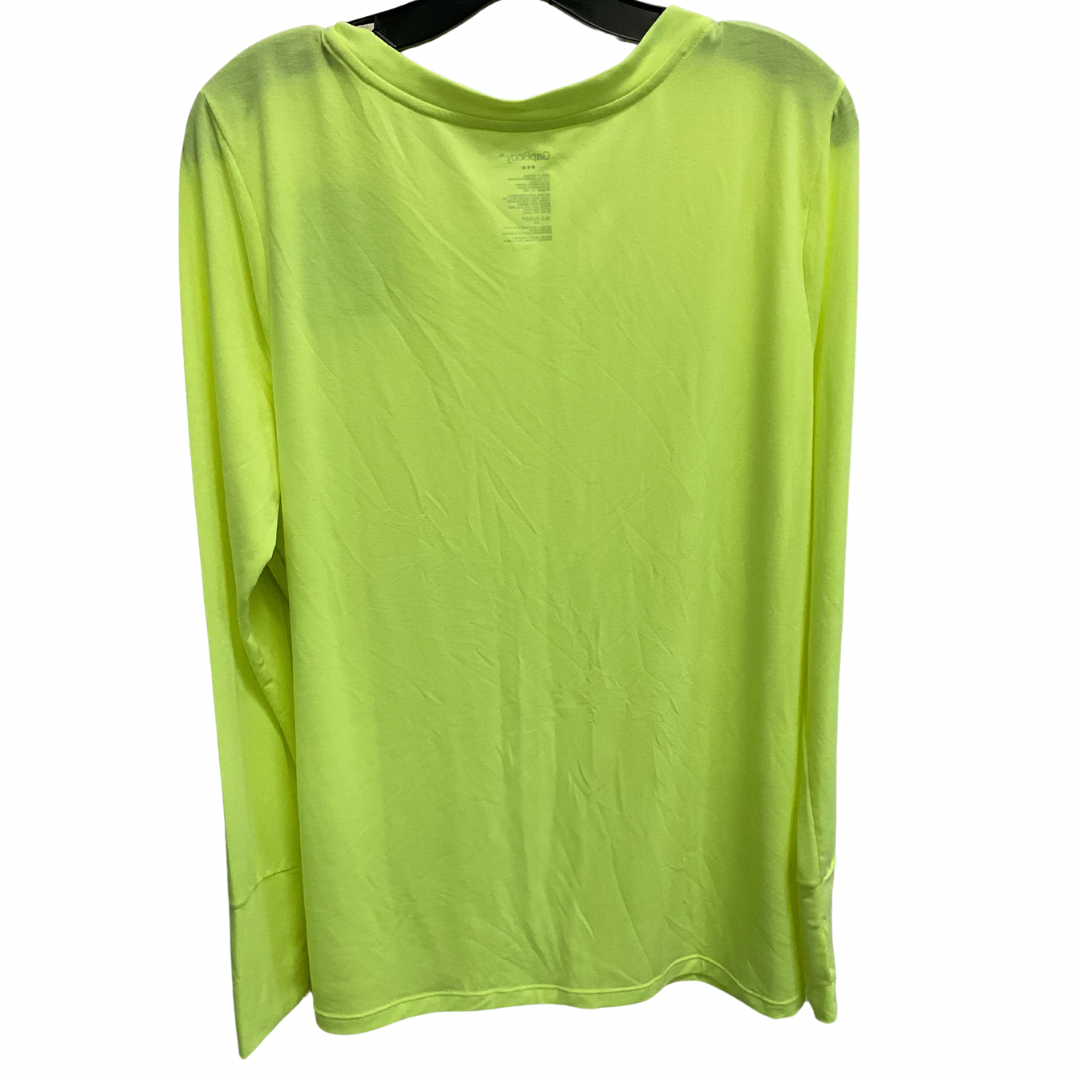 Athletic Top Long Sleeve Crewneck By Gap In Green, Size: Xl