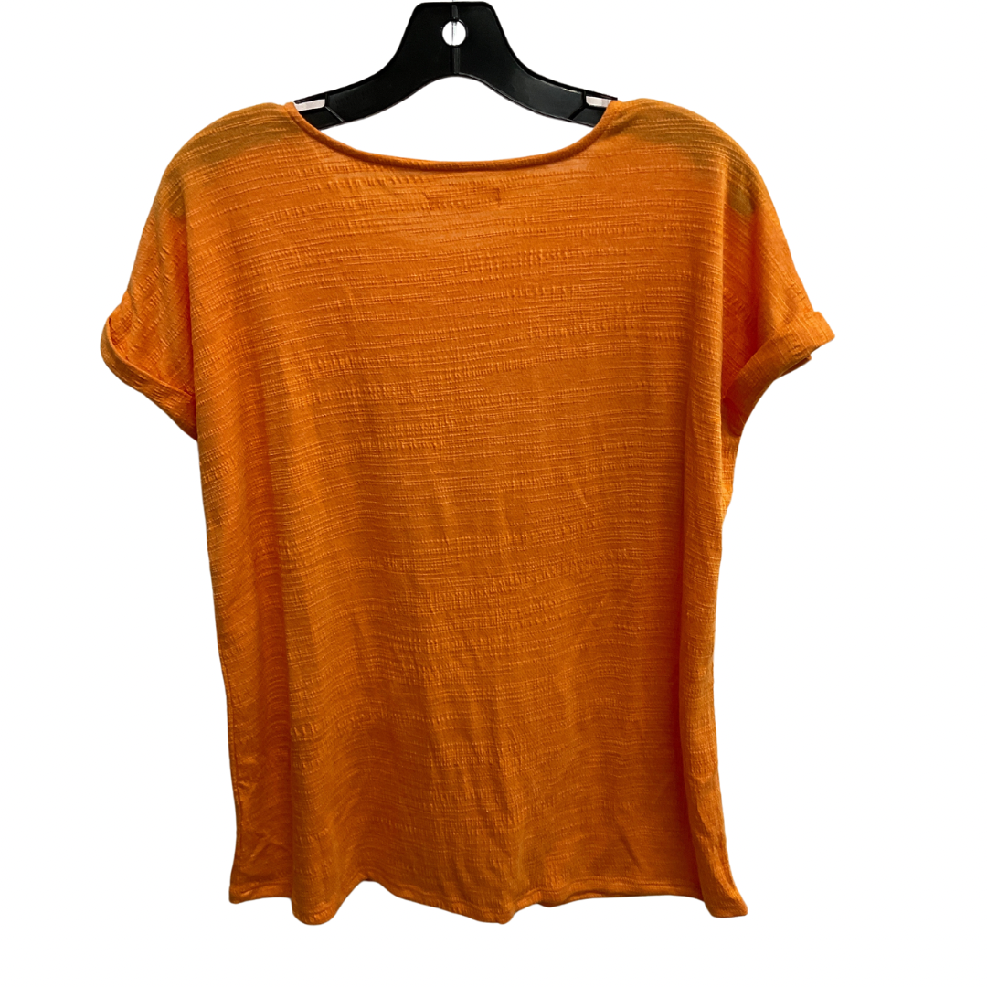 Top Short Sleeve Basic By 89th And Madison In Orange, Size: L