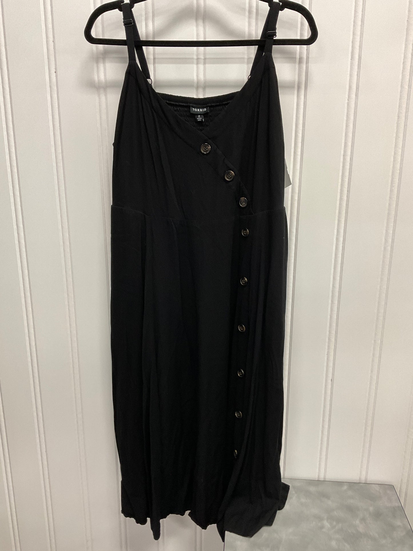 Dress Casual Midi By Torrid In Black, Size: 2x