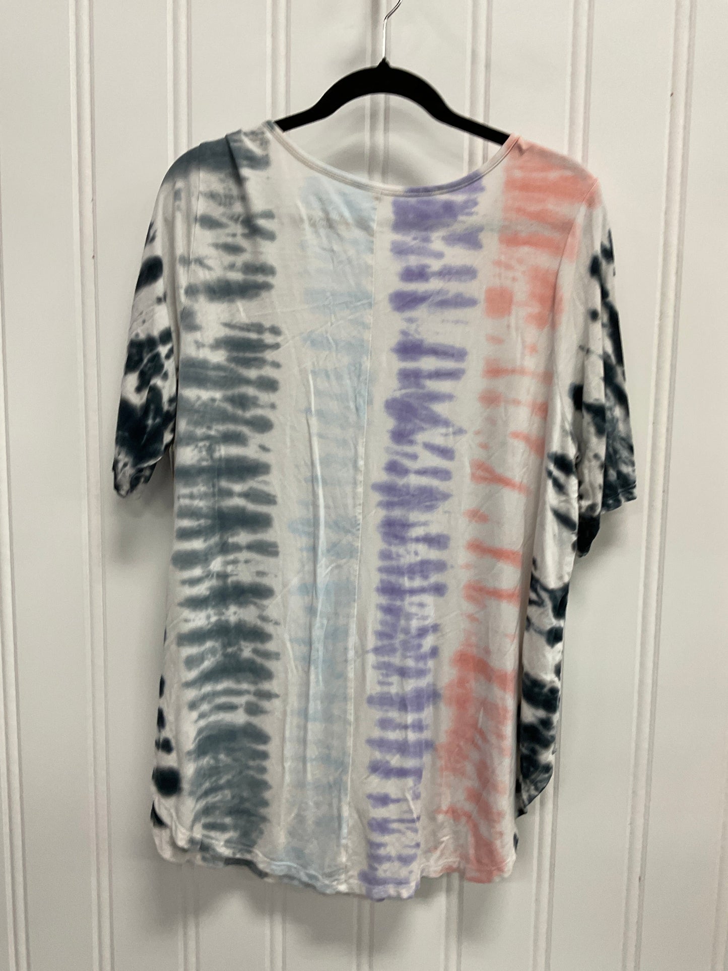 Top Short Sleeve By Torrid In Tie Dye Print, Size: 3x