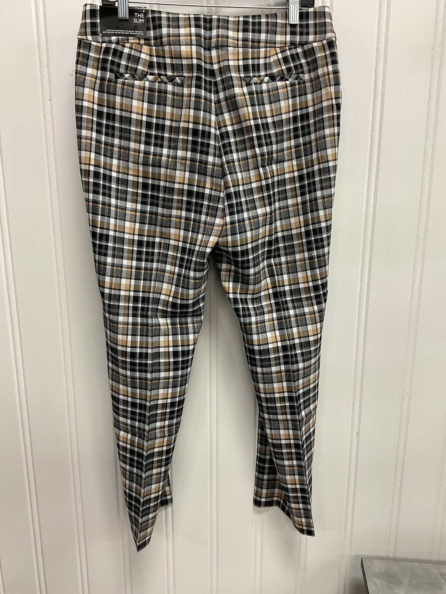 Pants Dress By Nine West In Plaid Pattern, Size: 10