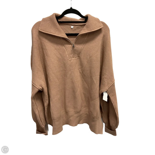 Sweater By Clothes Mentor In Brown, Size: Xl