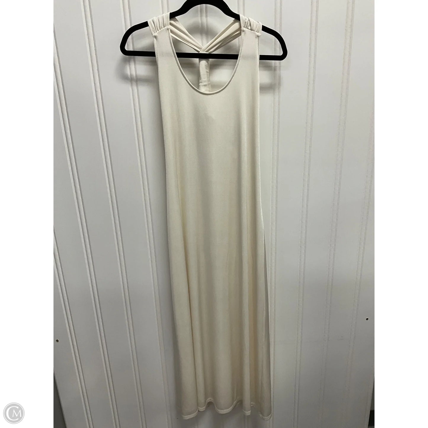 Dress Casual Maxi By Banana Republic In White, Size: M