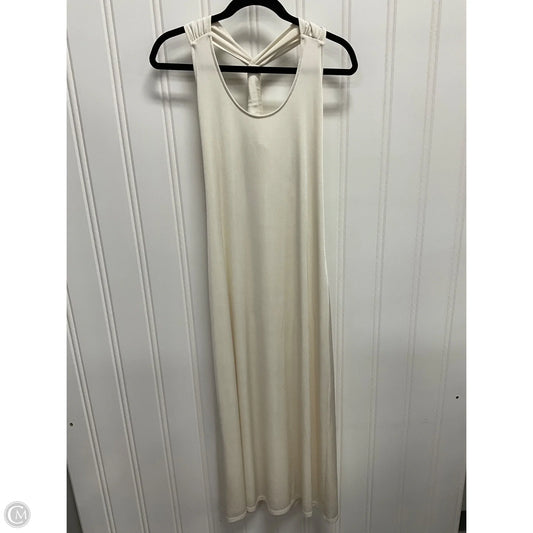 Dress Casual Maxi By Banana Republic In White, Size: M