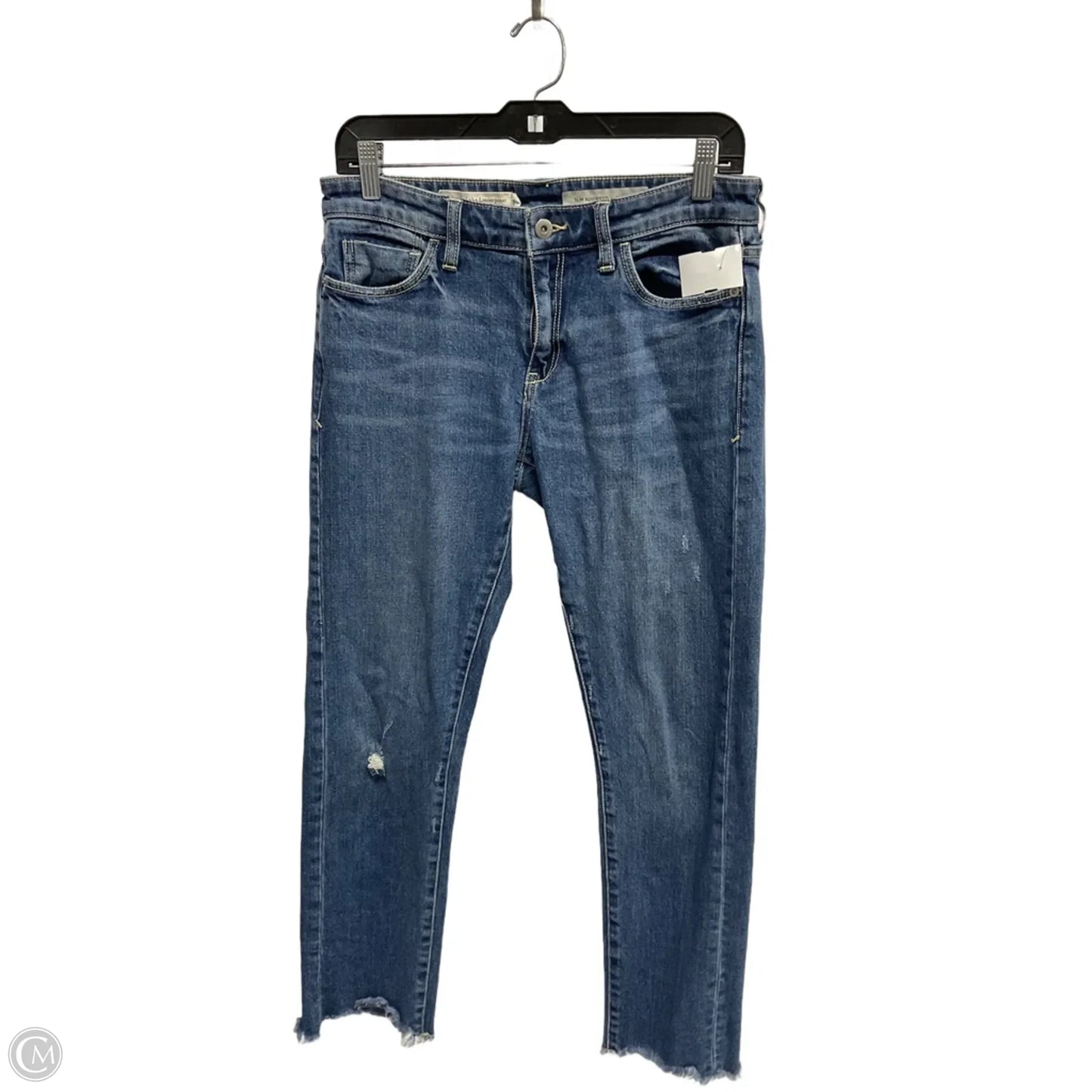 Jeans Boyfriend By Pilcro In Blue Denim, Size: 4