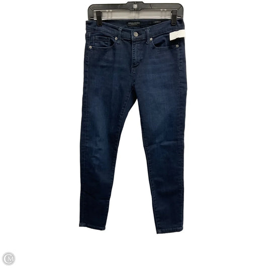 Jeans Skinny By Banana Republic In Blue Denim, Size: 2