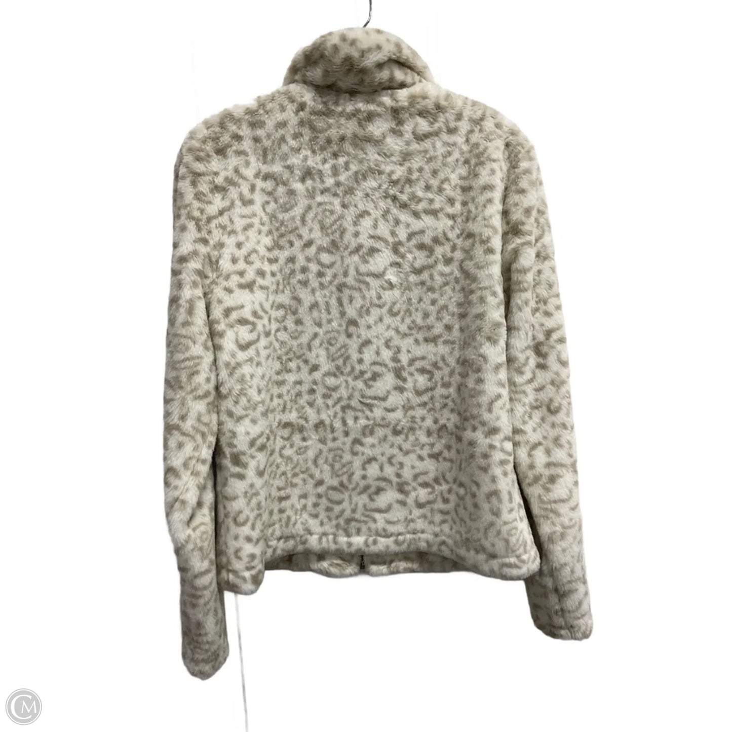 Jacket Faux Fur & Sherpa By Andree By Unit In Tan & White, Size: S