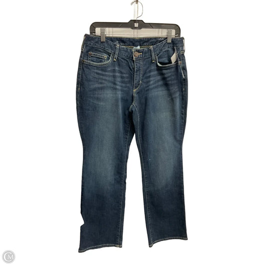 Jeans Boot Cut By Eddie Bauer In Blue Denim, Size: 8p