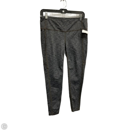 Athletic Leggings By Athleta In Grey, Size: L