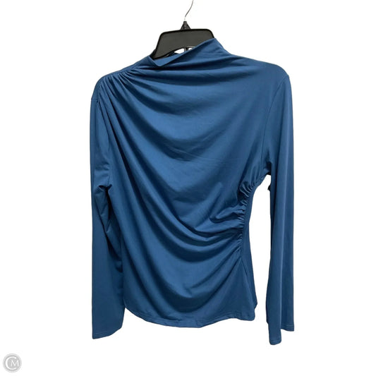 Top Long Sleeve By Clothes Mentor In Blue, Size: L