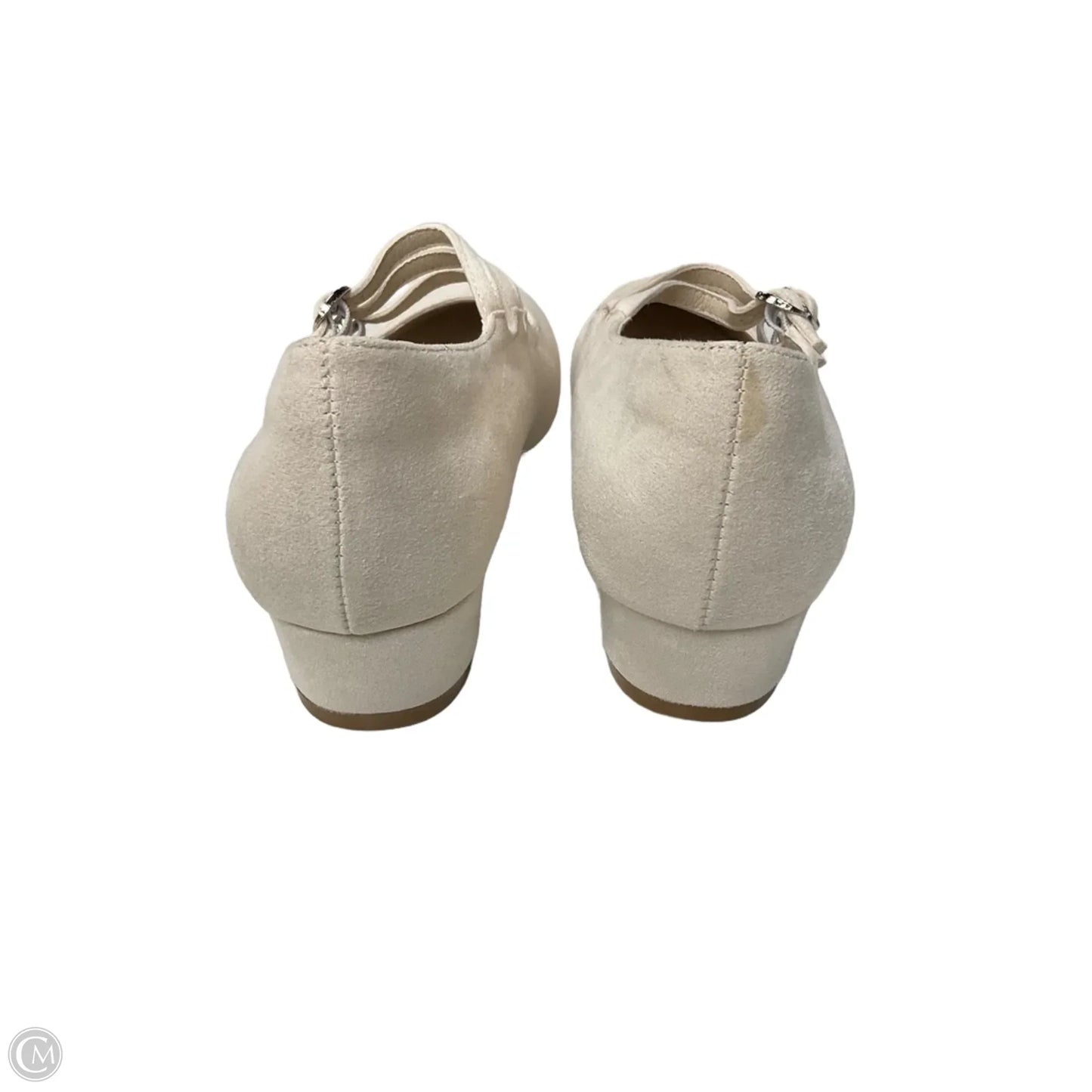 Shoes Heels Block By Clothes Mentor In White, Size: 8