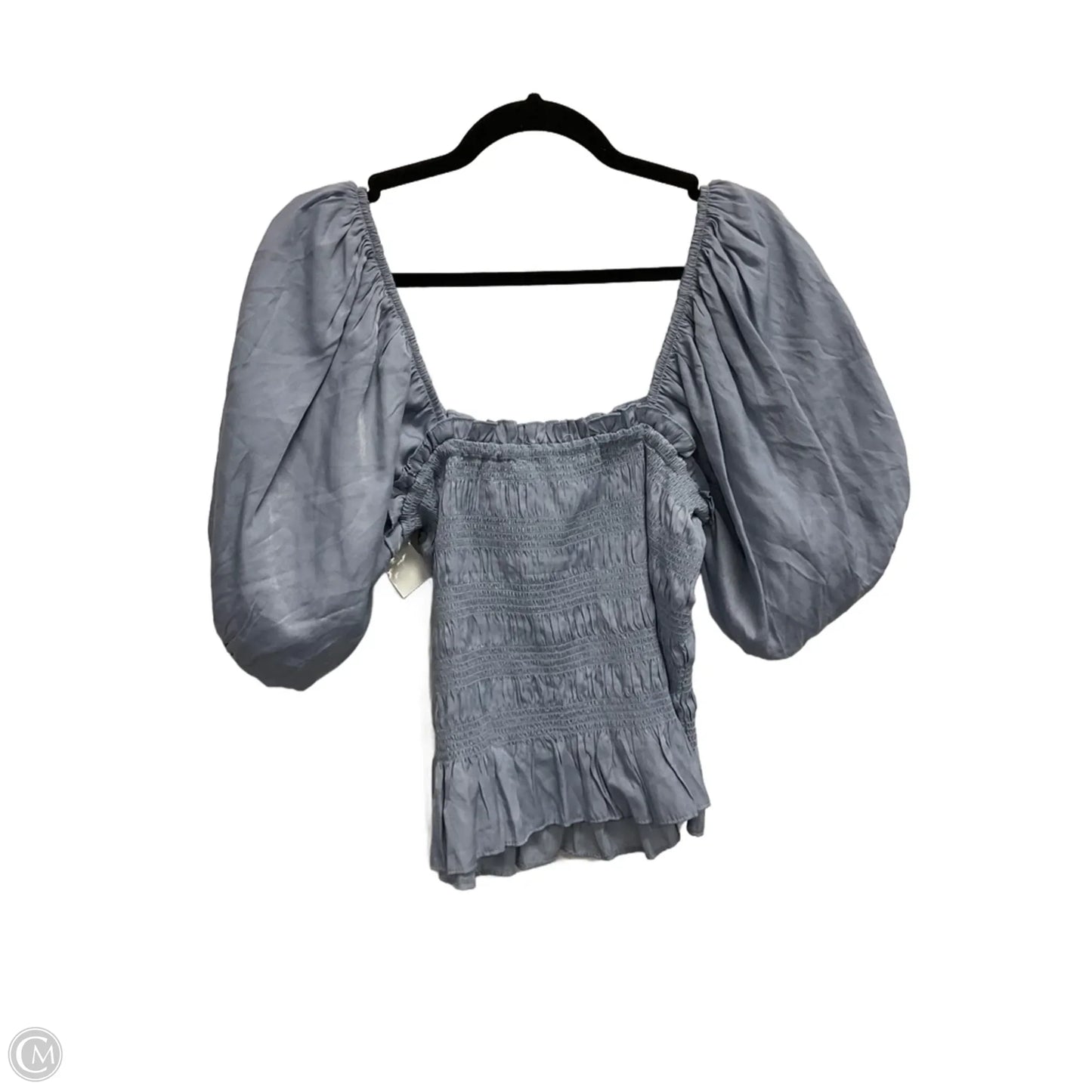 Top Short Sleeve By Mustard Seed In Blue, Size: L