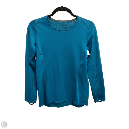 Athletic Top Long Sleeve Crewneck By Patagonia In Blue, Size: S