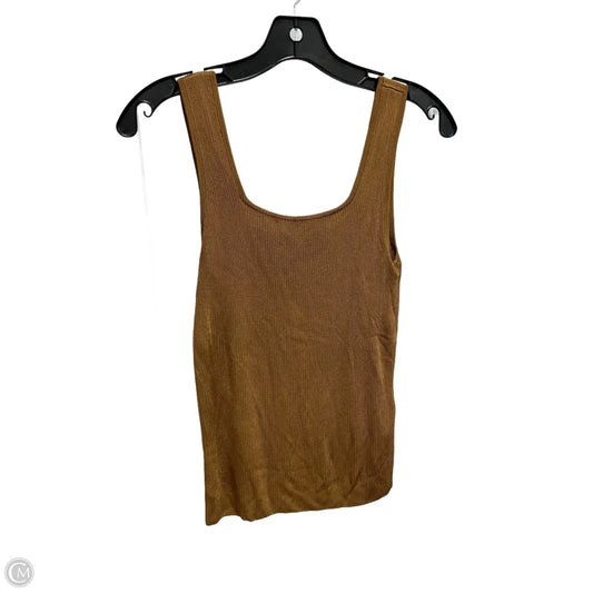 Top Sleeveless By Madewell In Brown, Size: S