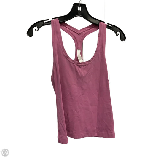Athletic Tank Top By Lululemon In Pink, Size: 8